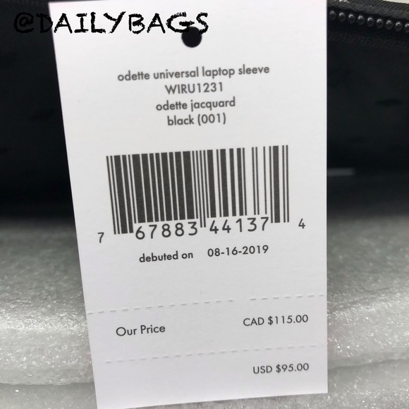 KATE SPADE ODETTE UNIVERSAL 15β LAPTOP SLEEVE - Picture 6 of 7